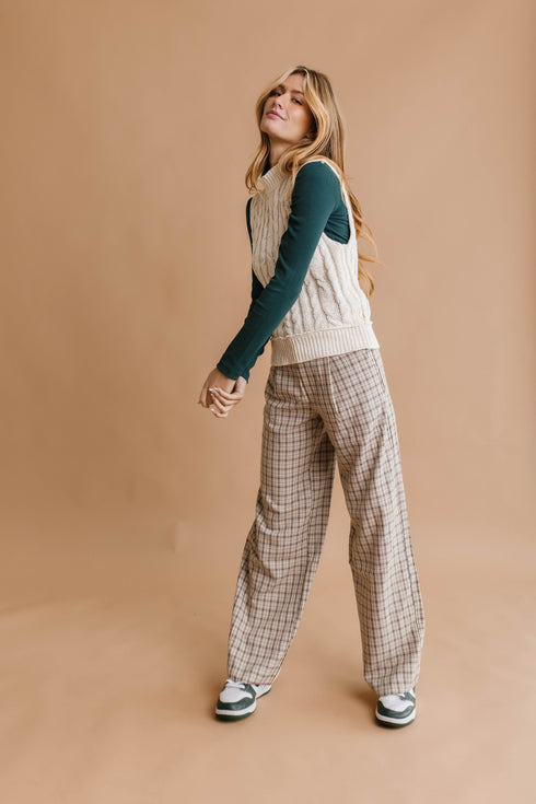 Snow Bunny Knit Vest// Ivory